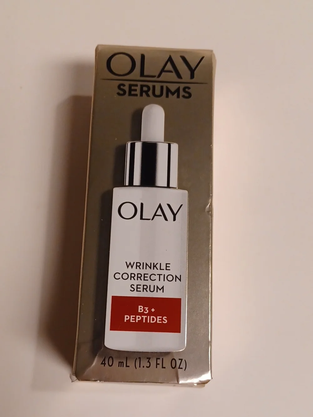 > New OLAY Wrinkle Correction Serum B3+peptides